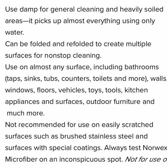 Norwex Bamboo Multipurpose Cloth Graphite/Green NWT - Picture 9 of 14